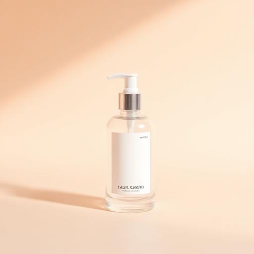 Mockup de producto de skincare